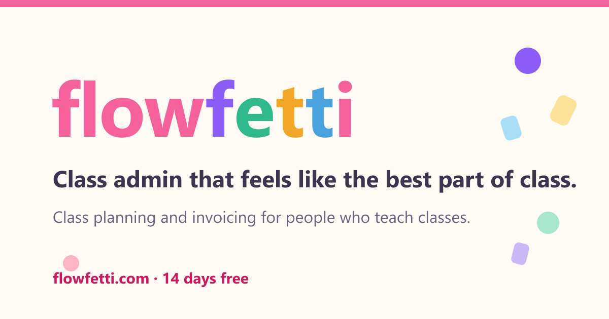 Flowfetti visual